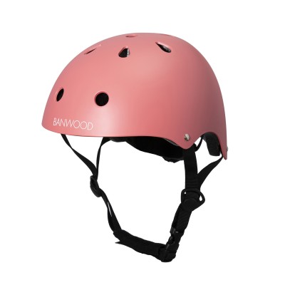 Coral vintage bike helmet