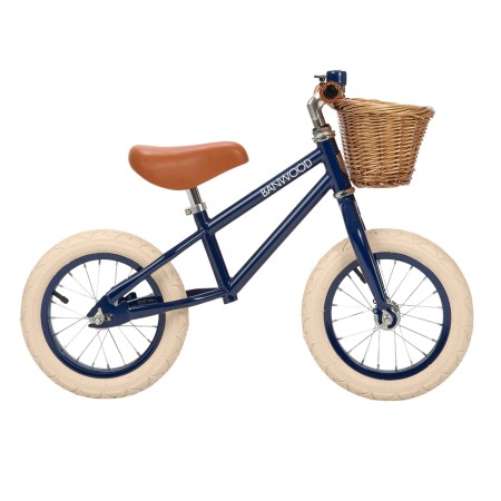 Bicicleta sin pedales vintage Banwood - Azul marino