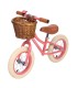 Coral balance bike with basket