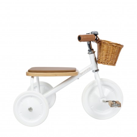 Tricycle vintage Banwood - Blanc-N
