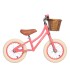 Coral balance bike with basket