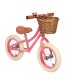 Coral balance bike with basket