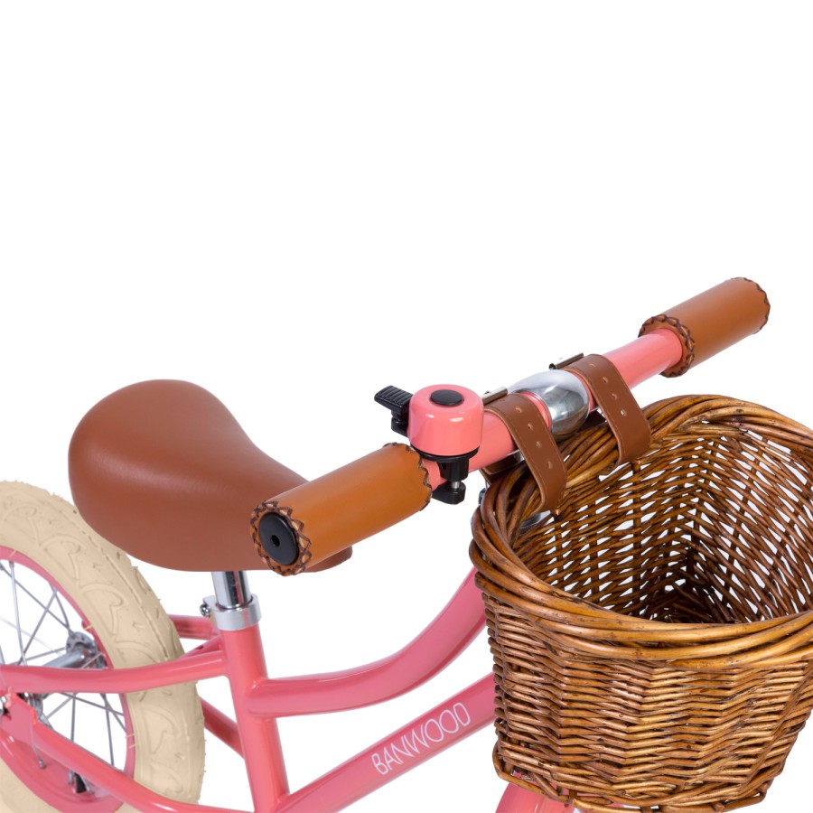Coral balance bike with basket