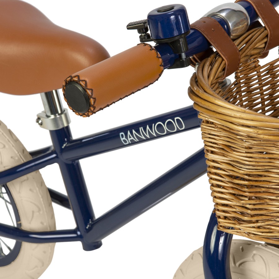 Kids Push Bike, Blue Balance Bike, Vintage Bicycles