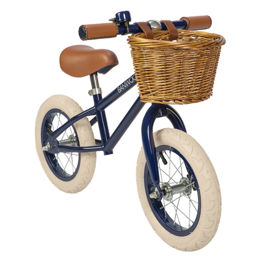 Kids Push Bike, Blue Balance Bike, Vintage Bicycles