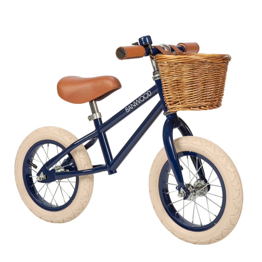Kids Push Bike, Blue Balance Bike, Vintage Bicycles