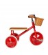 Red kid vintage tricycle