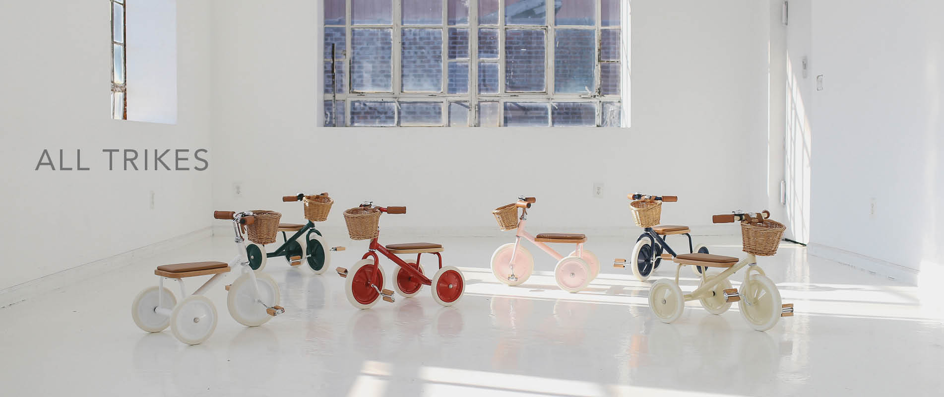 Vintage trehjulet børnecykel