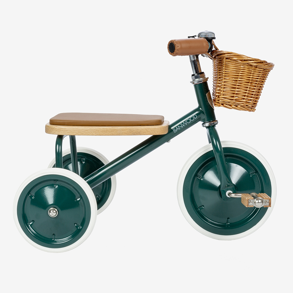 Tag hele familien med på cykeleventyr, selv den yngste kan komme med på denne trehjulede cykel til børn i tidsløst design. Sædet