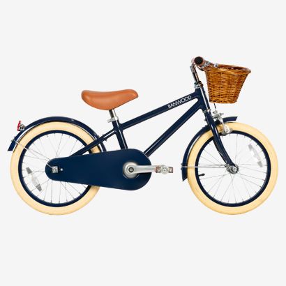 Bicicleta con pedales vintage Banwood - Azul Marino