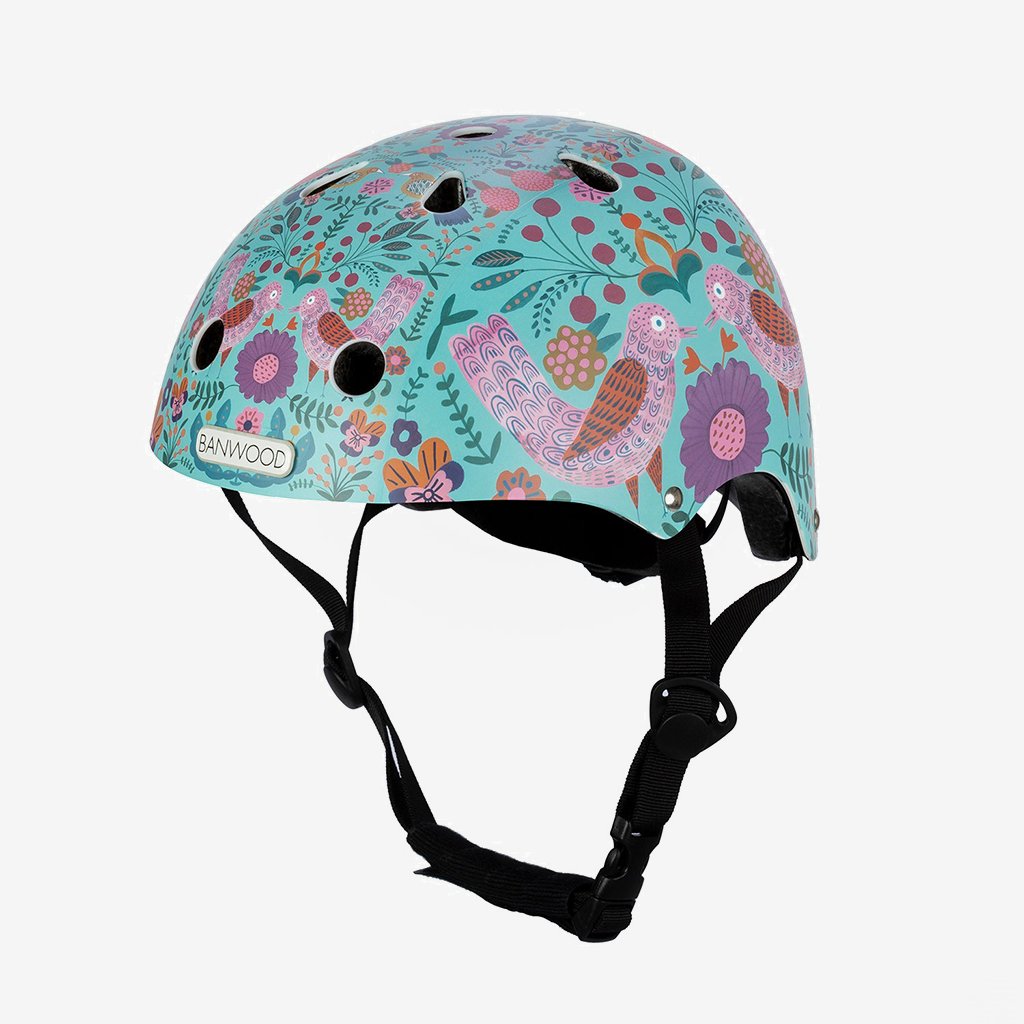 Se vores børnehjelme designet med det unikke Bug-print i samarbejde med Anthropologie. Banwood-hjelme har den nyeste teknologi.