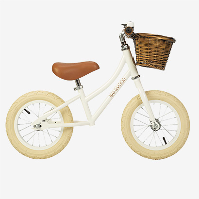 Bicicleta sin pedales vintage Banwood - Blanca
